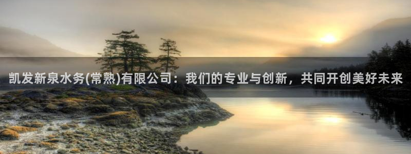 杏宇4平台：凯发新泉水务(常熟)有限公司：我们的专业与创新，共同开创美好未来
