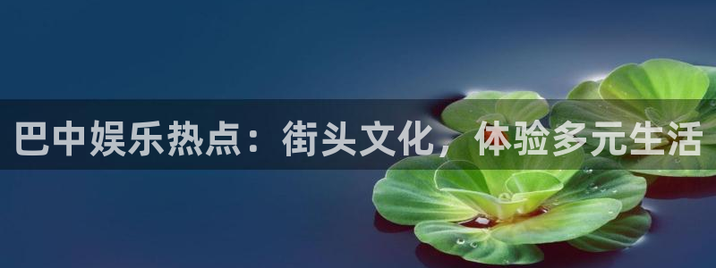 杏宇4平台：巴中娱乐热点：街头文化，体验多元生活
